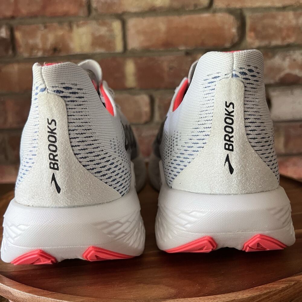 Brooks Hyperion Max 2 Mens 12 Gray Orange Max Cushion Speed Race Running Shoes - Picture 11 of 16